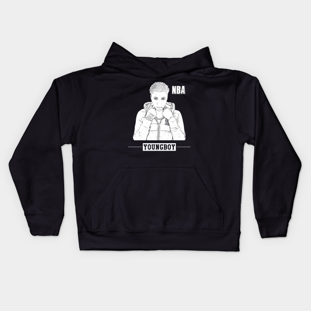 youngboy // NBA Kids Hoodie by Degiab